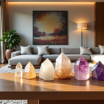 Salon, chambre, bureau : où placer des cristaux pour une décoration harmonieuse