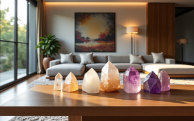 Salon, chambre, bureau : où placer des cristaux pour une décoration harmonieuse